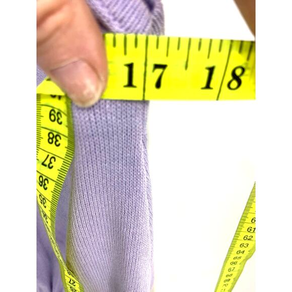 Anthropologie Lilac Purple Dolman Rambuteau Surplic Faux Wrap Top Size S - Picture 6 of 7